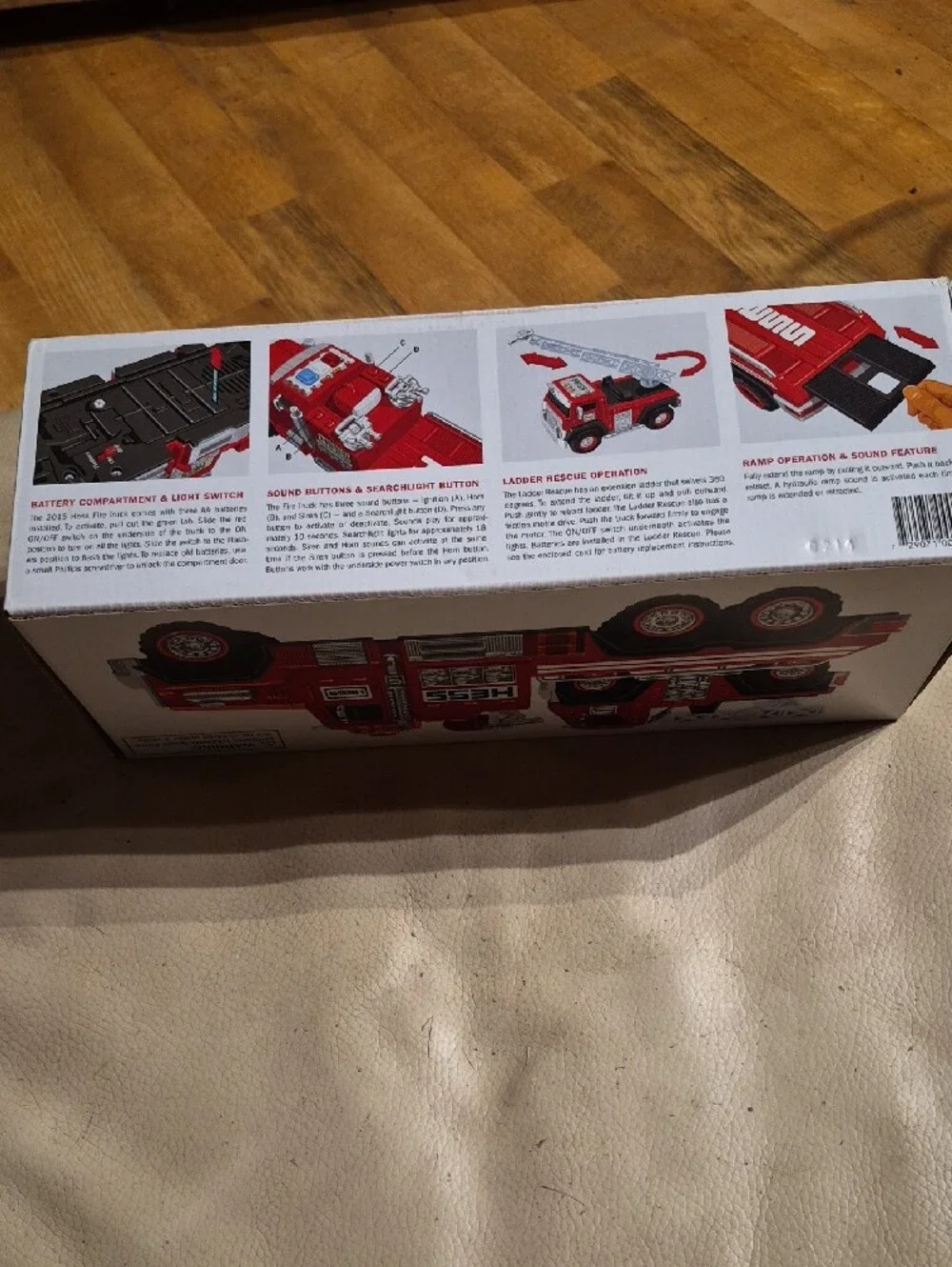 HESS Red Tow Truck Kids Toy